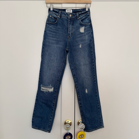 Rolla’s original cropped straight distressed - Picture 2 of 8